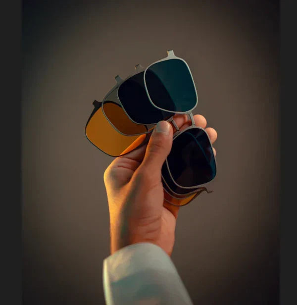 4 in 1 Magnetic Polarized Sunglasses