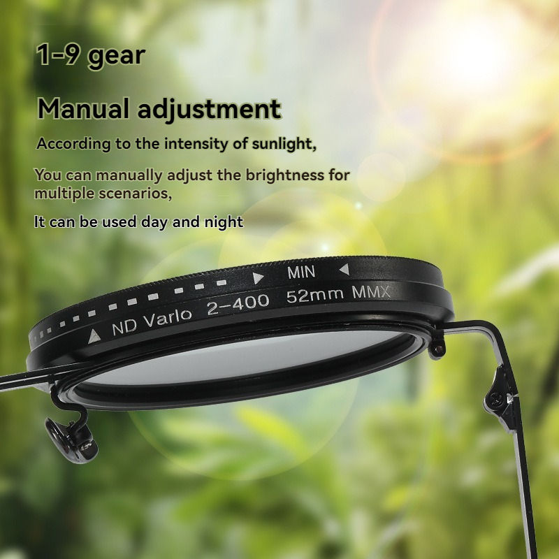 Brightness Adjustable Polarized Smart Men's Sunglasses UV Protect Turning Dark Shift Shades Tint Adjustable Dimming Sunglasses