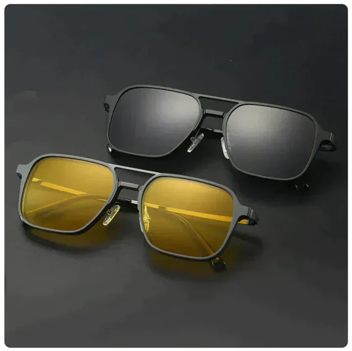 4 in 1 Magnetic Polarized Sunglasses